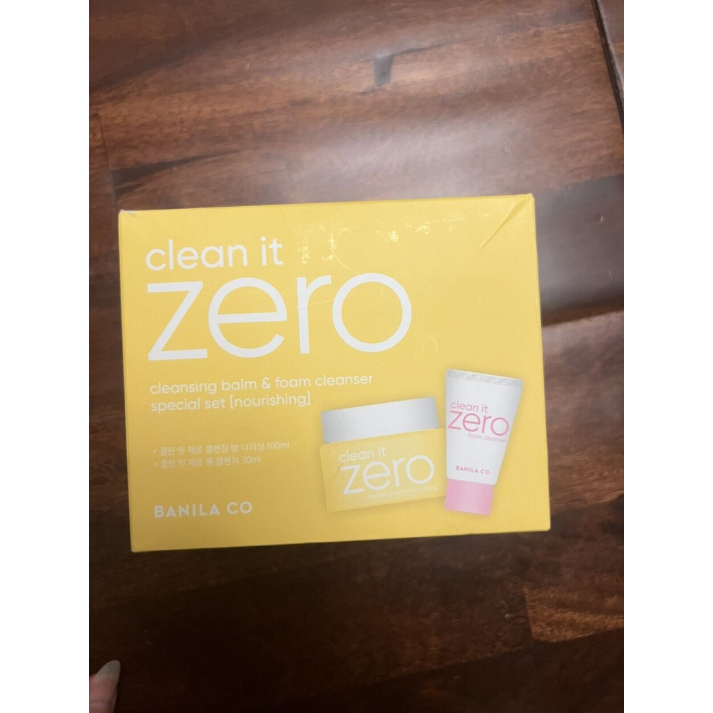 BANILA CO Clean It Zero Cleansing Balm Nourishing 100ml+Foam Cleanser 30ml 11/9